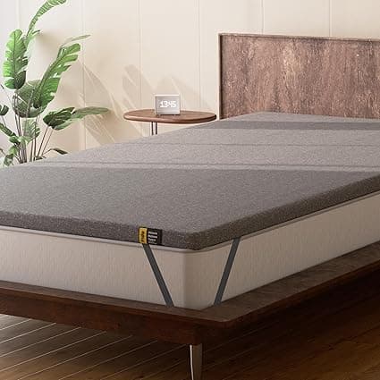 Frido Ultimate Mattress Topper with Standard Cover for King Bed | King Size Bed Topper 72"x72" | 2" Padding | Mattress Topper for Back Pain & Neck Pain | Soft & Supportive | 10x Sleep Comfort
