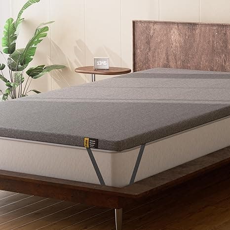Frido Ultimate Mattress Topper with Standard Cover for King Bed | King Size Bed Topper 72"x72" | 2" Padding | Mattress Topper for Back Pain & Neck Pain | Soft & Supportive | 10x Sleep Comfort