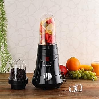 Cello Grind N Mix Ertiga 500-Watt Juicer Mixer Grinder with 3 Jars (Blue)