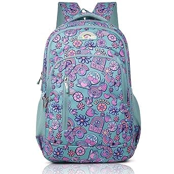 BEAUTY GIRLS BY HOTSHOT |SCHOOL BAG|TUTION BAG|COLLEGE BACKPACK|FOR GIRLS & WOMEN|18.5 INCH|32 L WATER RESISTANT |SCHOOL BAG FOR GIRLS