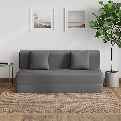 Wakefit Flipper Sofa Cum Bed - Three Seater (6'x5') Feet- WarpKnit Grey