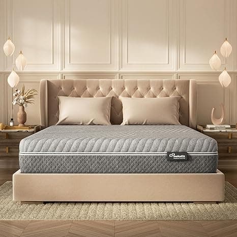 Wakefit ShapeSense Orthopedic Infiniti Memory Foam Mattress | 20 Years Warranty | Queen Size Mattress | 6-Inch Bed Mattress | 75x60x6 inches, Medium Firm, Space Grey