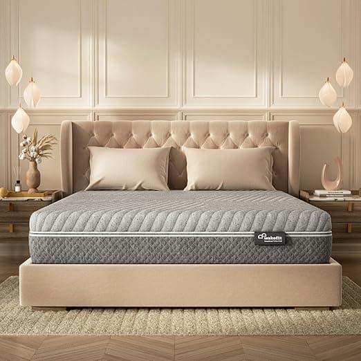Wakefit ShapeSense Orthopedic Infiniti Memory Foam Mattress | 20 Years Warranty | Queen Size Mattress | 6-Inch Bed Mattress | 75x60x6 inches, Medium Firm, Space Grey