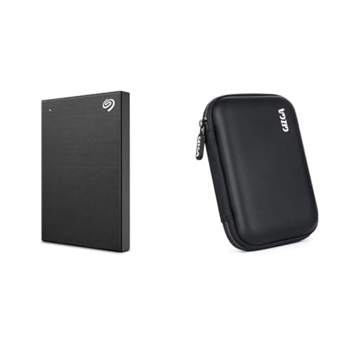 Seagate One Touch 1TB External HDD with Password Protection – Black, for Windows and Mac, with 3 yr