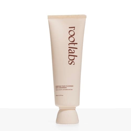 Root Labs Face Wash with Ceramides, Niacinamide & Cucumber Extract | Hydrating Face Cleanser for Dry & Sensitive Skin | Gentle Daily Face Wash for Fresh, Smooth & Balanced Skin | Lightweight Moisturiz