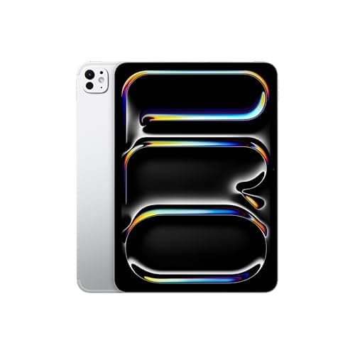 Apple iPad Pro 11″ (M4): Ultra Retina XDR Display, 2TB, 12MP Front Camera / 12MP Back Camera, LiDAR Scanner, Wi-Fi 6E + 5G Cellular with eSIM, All-Day Battery Life, Standard Glass — Silver