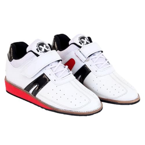 RXN Gold Medalist Weightlifting Shoes for Mens (White, 9 UK)