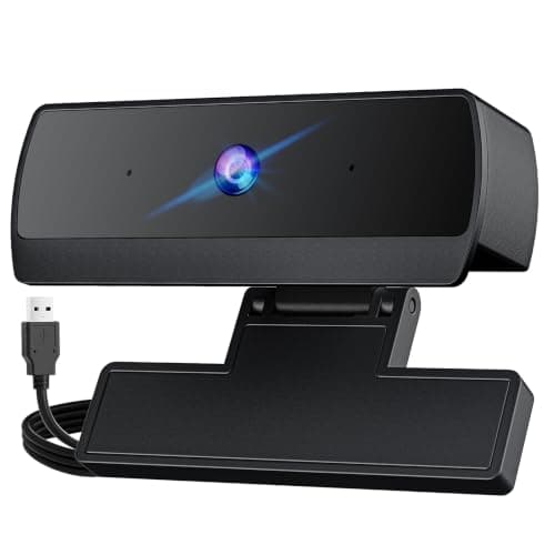 XOCLON HD 1080p Webcam with Microphone, USB Computer Web Camera, Streaming Camera, Noise Reduction, Auto Light Correction, Plug & Play for PC/Laptop, Works with Zoom, Skype, Teams