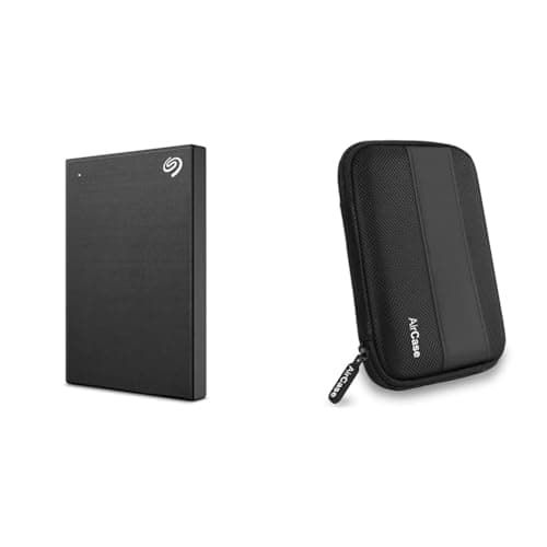 Seagate One Touch 2Tb External HDD with Password Protection Black, for Windows and Mac, with 3 Yr Da