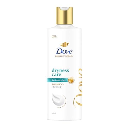 Dove Dryness Care Shampoo 340 ml|| With Pro-Moisture Complex for Dry Hair & Scalp|| Gives Soft|| Smooth|| Damage Free Hair - Daily Shampoo for Men & Women