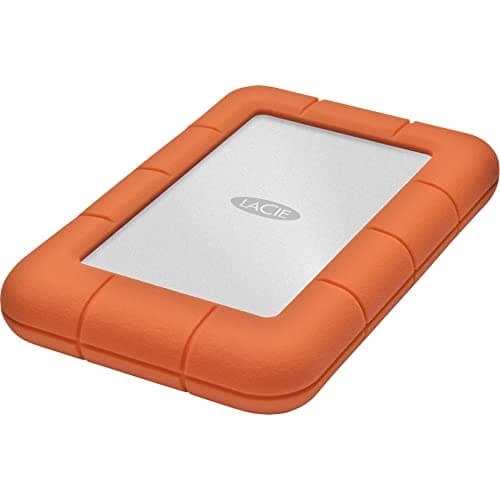 LaCie Rugged Mini 4TB external hard drive 6.35cm (2.5") USB 3.2 Gen 1 (USB 3.0) Silver,Orange 90