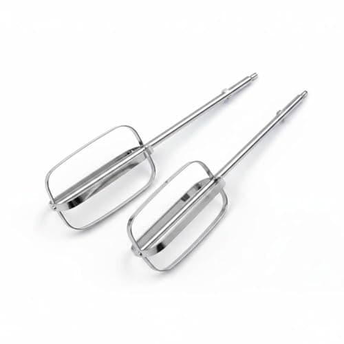 TRENDIVIBE 2 Pieces Hand Mixer Beater Widely Compatible Stainless Steel Whisk Attachment Easy to use Hand Mixer Whisk 4-Blade Beater