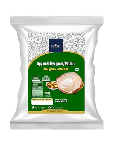 MetroMillerz Authentic South Indian Rice Flour for Appam, Idiyappam & Pathiri � 500g,For Quality and Tasty Traditional Recipes