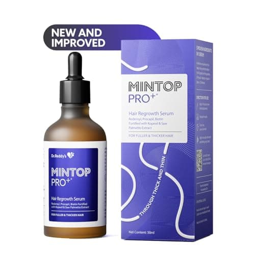 Mintop Pro Plus| Hair Regrowth Serum by Dr Reddys|Fortified with Redensyl, Procapil, Biotin and Copexil| Proven Hair Fall Control| Scalp Nutrition| 50 Ml