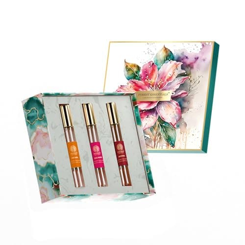Forest Essentials Intense Perfume Selection Box | Eau De Parfum (EDP) Gift Set | Natural Fragrances for Women | Premium Perfume Gift Set