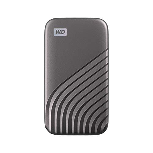 Western Digital 1TB My Passport Portable SSD, 1050MB/s R, 1000MB/s W, Upto 2 Meter Drop Protection, HW Encryption, Type-C Cable & Type-A Adaptor, for PC&Mac, Space Grey, 5Y Warranty, External SSD