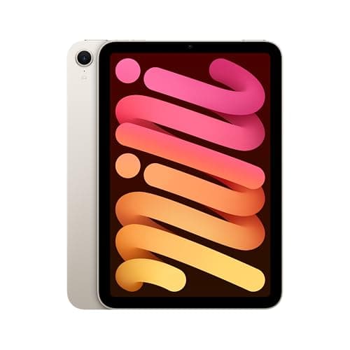 Apple iPad mini (A17 Pro): Apple Intelligence, 21.08 cm (8.3″) Liquid Retina Display, 128GB, Wi-Fi 6E, 12MP Front/12MP Back Camera, Touch ID, All-Day Battery Life — Starlight