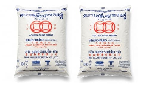 UMAI Glutinous Rice Flour 1kg | Premium Sweet Rice Flour | Perfect for Asian Desserts | Gluten-Free | 1 Kilogram Bag Pack of 2
