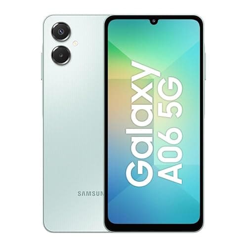 Samsung Galaxy A06 5G Light Green, 4GB RAM 64GB ROM with 6.7 inch HD Plus 90Hz Display, 50MP Dual Camera, 8MP Front Camera, Dimensity 6300 Processor, 5000mAh Battery, Side Fingerprint, One UI 7.0