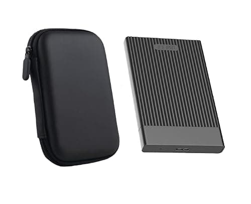1TB Portable External Hard Drive 2.5'' USB 3.0 with HARDDRIVE CASE (Black) (k.ul)