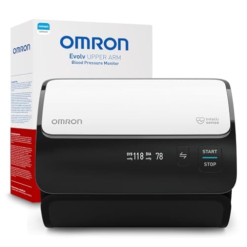 Omron Smart Elite+ HEM 7600T Tubeless 360° Accurate Digital Blood Pressure Monitor With Intellisense Technology & Intelli Wrap Arm Cuff With Bluetooth Connectivity to Store Historic Measurements