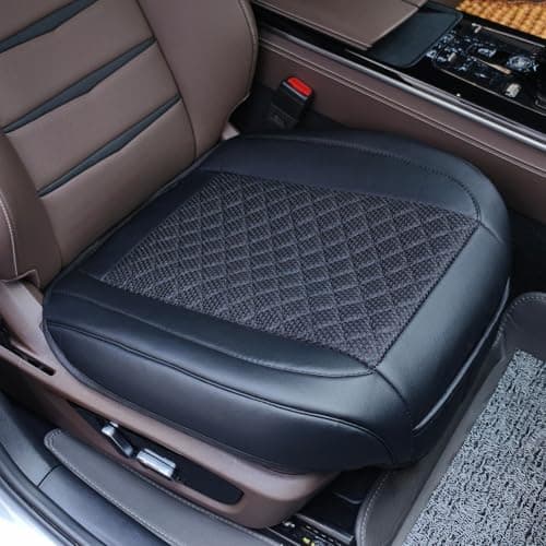 Suninbox Car Seat Covers,2 Pack Leather Bottom Car Seat Cover