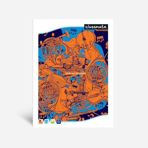Classmate Long Book| 384 Pages | Single Line | 29.7cm x 21.0cm | Pack of 4 | Long Size Ruled Notebook for School Students