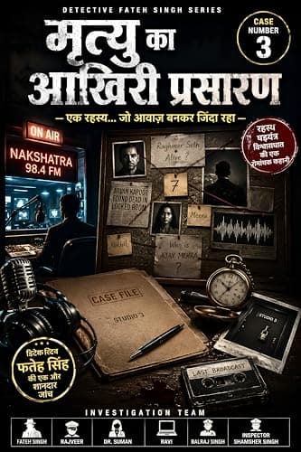 मृत्यु का आखिरी प्रसामृत्युरण: डिटेक्टिव फतेह सिंह श्रृंखला – केस नंबर 3 (डिटेक्टिव फतेह सिंह: खून और पुरानी घड़ी) (Hindi Edition)