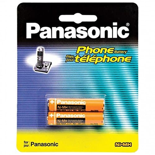 Panasonic rechargable ni-mh aaa rechargable battery for cordless phone and toys (pack of 2 pcs)