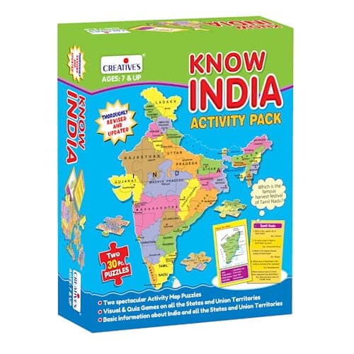 Creative Educational Aids P. Ltd. Wildlife Educational Games & Puzzle , 60 Piece, Multicolour
