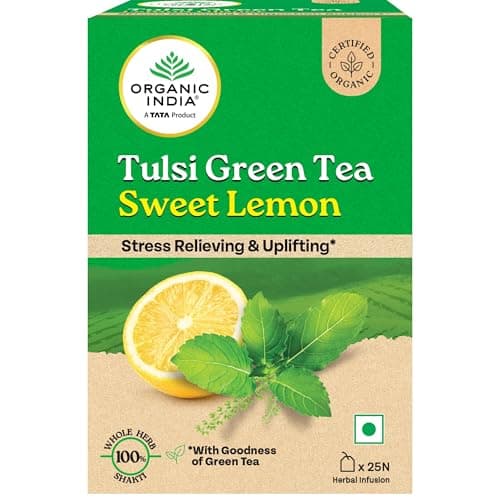 Organic India Tulsi Sweet Lemon 25 Tea Bags